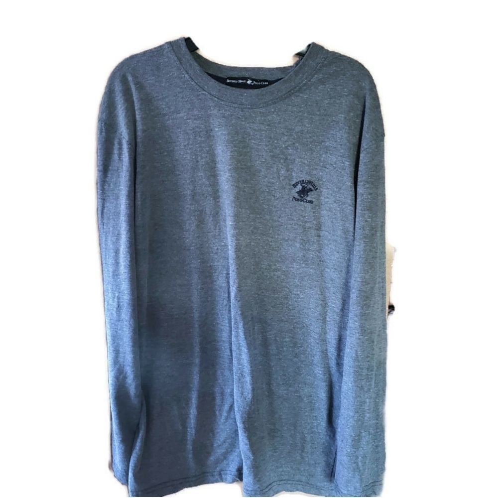 Beverly Hills Polo Club Gray Long Sleeve Medium